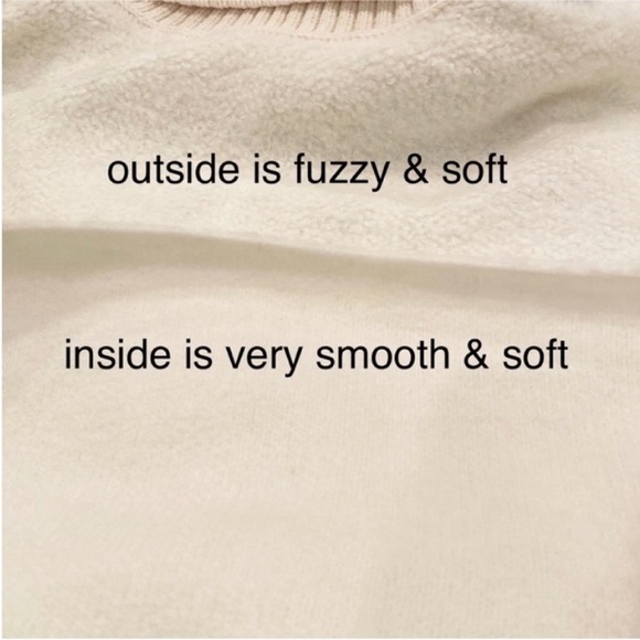 Free People Milo Oversized Tunic Turtleneck Sweater in Off White NWT Size Med - Picture 7 of 12